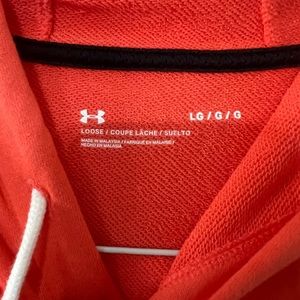 Under Armour short sleeve pull over hoodie